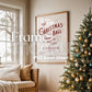 Christmas Frame Mockup PSD, Christmas Holiday Frame Mockup, Christmas Mockup Poster Presentation, Christmas Interior Frame Mockup