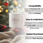 Christmas Mug Mockup PSD, Winter White Ceramic Cup Mockup Coffee Mug Mockups, White Coffee Mug 11oz Holidays Mockup