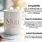 Christmas Mug Mockup PSD, Winter White Ceramic Cup Mockup Coffee Mug Mockups, White Coffee Mug 11oz Holidays Mug Mockup