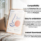Poster Frame Mockup PSD, Room Frame Mockup, Minimalist Frame Mockup for Digital Download, Posters and Artwork Instant Download