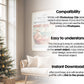 Christmas Frame Mockup PSD, Christmas Holiday Frame Mockup, Christmas Mockup Poster Presentation, Christmas Interior Frame Mockup