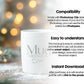 Christmas Mug Mockup PSD, Winter White Ceramic Cup Mockup Coffee Mug Mockups, White Coffee Mug 11oz Holidays Mockup