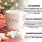 Christmas Mug Mockup PSD, Winter White Ceramic Cup Mockup Coffee Mug Mockups, White Coffee Mug 11oz Holidays Mockup