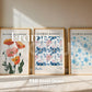 Set of 3 Frame Mockup, Three Multiple Gallery Set 3 Bundle, 3 Vertical Frame Art Display Mockup, Digital Print Mockup - PSD