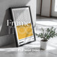 Blank Wooden Poster Frame Mockup, Minimalist Frame Mockup for Digital Download, Posters and Artwork Smart Object Instant Download