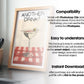 Kitchen Frame Mockup | DIN A Artwork Mockup Frames | Aesthetic Kitchen Vertical Wood Frame Mockup | Poster Mockup Templete PSD