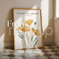 Blank Wooden Poster Frame Mockup, Minimalist Frame Mockup for Digital Download, Posters and Artwork Smart Object Instant Download