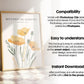 Blank Wooden Poster Frame Mockup, Minimalist Frame Mockup for Digital Download, Posters and Artwork Smart Object Instant Download