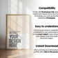 Bedroom Frame Mockup PSD | Bedroom Poster Mockup Scenes | Digital Frame Display for Posters & Prints | Editable Mockup Templates