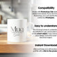 White 11oz Mug Mockup PSD, White Ceramic Cup Mockup, Coffee Mug Mockup, White Coffee Mug 11oz Mug Mockup, PSD Smart Layer Mockup