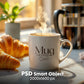 White 11oz Mug Mockup PSD, White Ceramic Cup Mockup, Coffee Mug Mockup, White Coffee Mug 11oz Mug Mockup, PSD Smart Layer Mockup