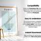 Kitchen Frame Mockup | DIN A Artwork Mockup Frames | Aesthetic Kitchen Vertical Wood Frame Mockup | Poster Mockup Templete PSD