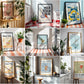 Kitchen Frame Mockup Bundle 65+ PSD Kitchen Poster Frames Din A Ratio Mockups for Recipes & Food Art
