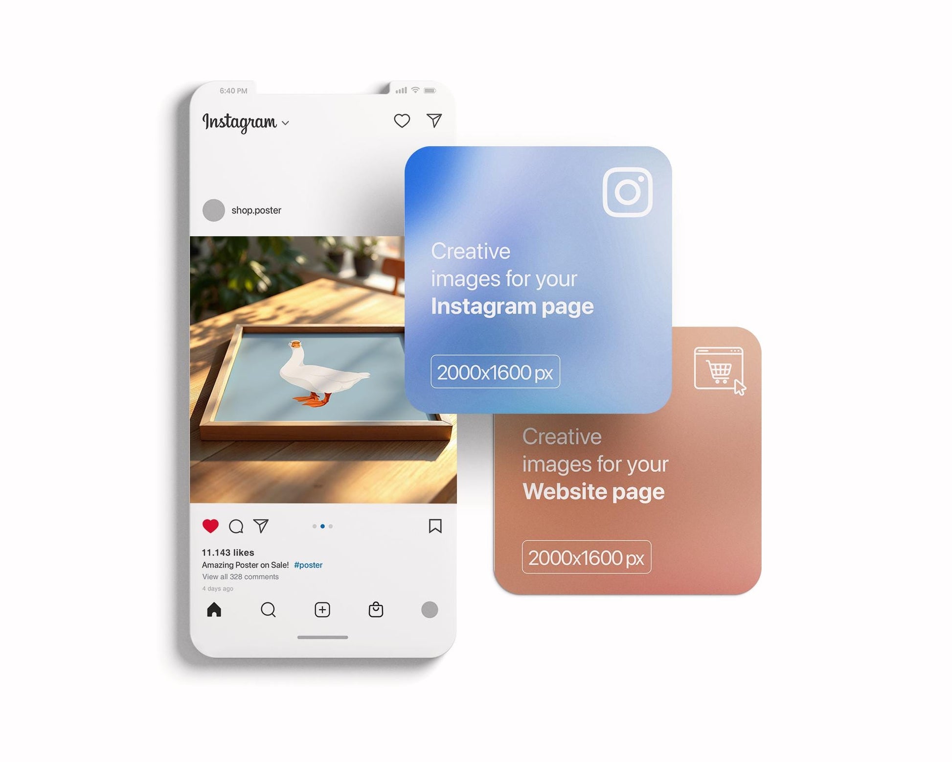 Square Frame Mockup PSD, Square Mockup Frame PSD, Interior Square Art Frame, Interior Poster Frame, Square Poster PSD Smart Object