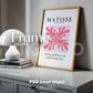Blank Wooden Poster Frame Mockup, Minimalist Frame Mockup for Digital Download, Posters and Artwork Smart Object Instant Download