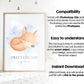 Frame Kids Room Mockup in Home Interior PSD | Nursery Frame Mockup Frames | Kids Wall Poster