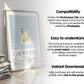 Blank Wooden Poster Frame Mockup - Minimalist Artwork Frame Digital Download with Smart Object for Instant Use