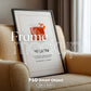 Blank Wooden Poster Frame Mockup, Minimalist Frame Mockup for Digital Download, Posters and Artwork Smart Object Instant Download