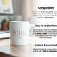 White 11oz Mug Mockup PSD, White Ceramic Cup Mockup, Coffee Mug Mockup, White Coffee Mug 11oz Mug Mockup, PSD Smart Layer Mockup
