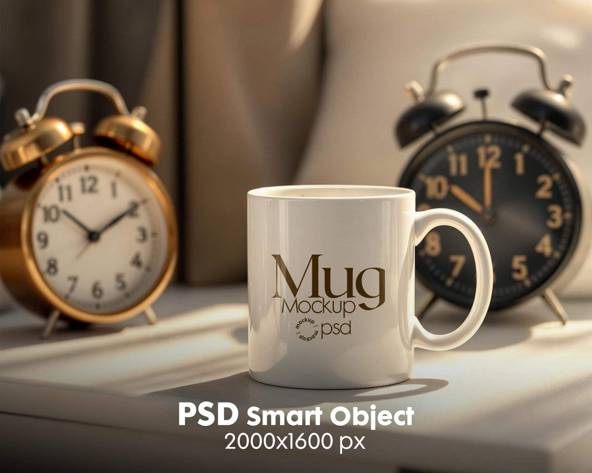 White 11oz Mug Mockup PSD, White Ceramic Cup Mockup, Coffee Mug Mockup, White Coffee Mug 11oz Mug Mockup, PSD Smart Layer Mockup