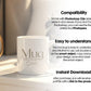 White 11oz Mug Mockup PSD, White Ceramic Cup Mockup, Coffee Mug Mockup, White Coffee Mug 11oz Mug Mockup, PSD Smart Layer Mockup