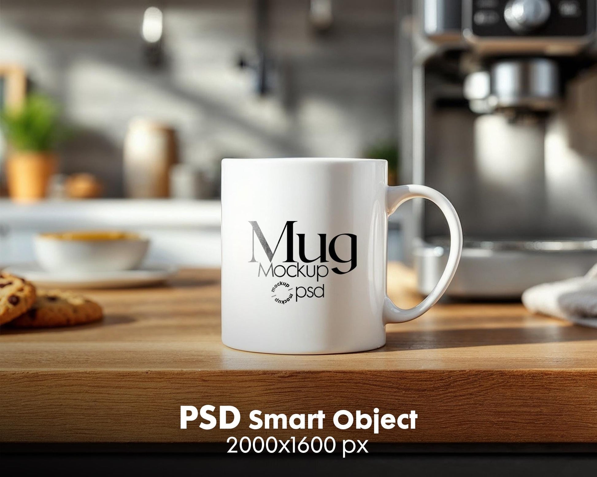 White 11oz Mug Mockup PSD, White Ceramic Cup Mockup, Coffee Mug Mockup, White Coffee Mug 11oz Mug Mockup, PSD Smart Layer Mockup