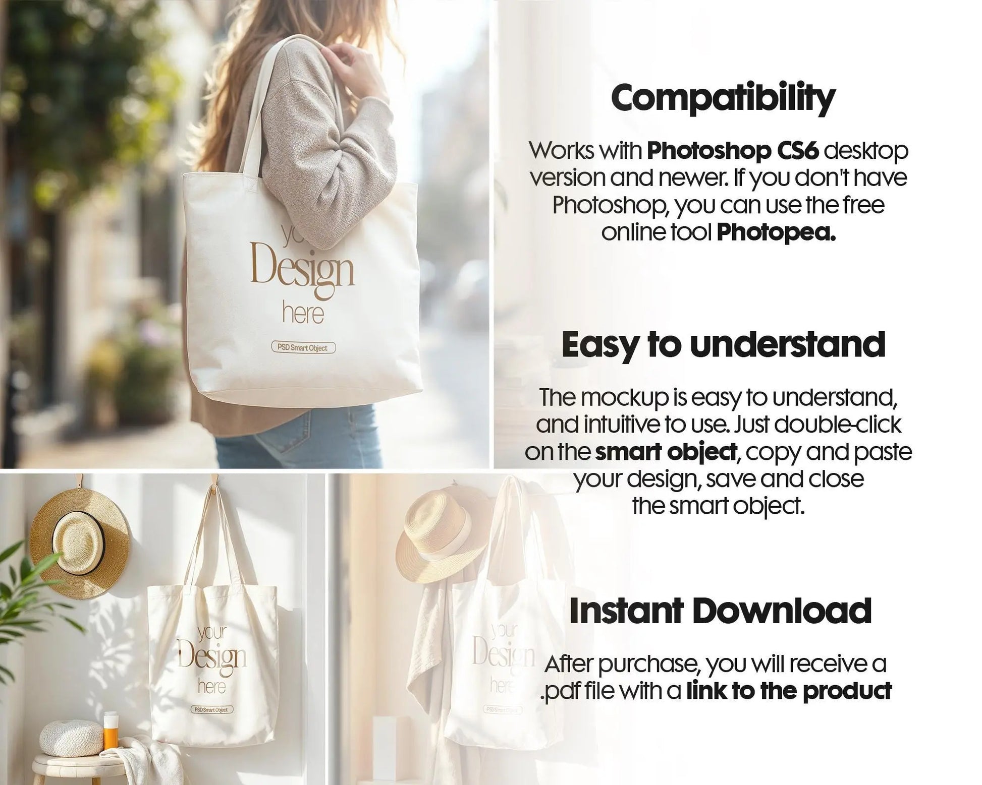 20+ Tote Bag Mockup Bundle PSD, Shopping Bag Mockup Aesthetic Mega Bundle, Printful Shopping Bag Mock Up Smart Object, Printify & Printful
