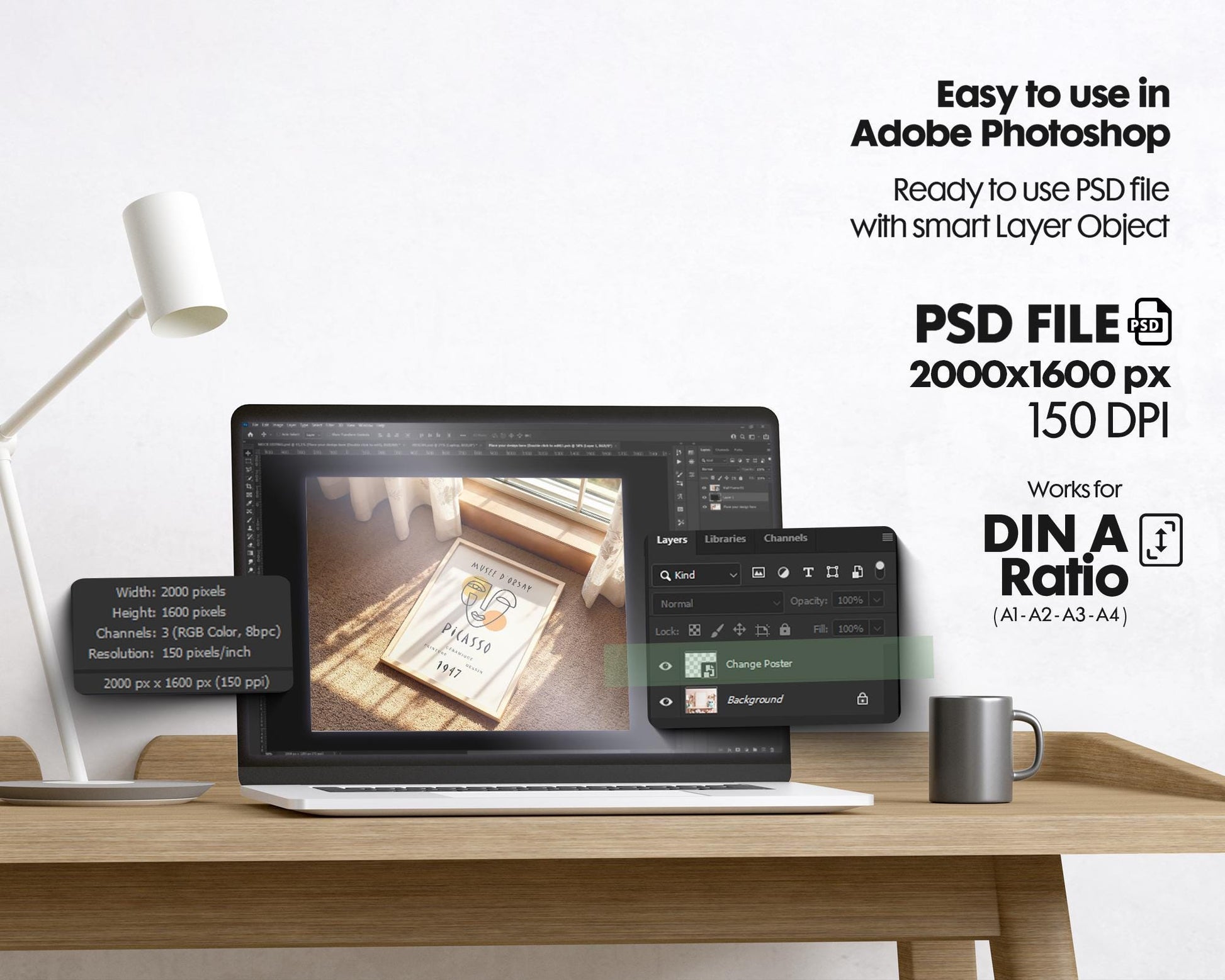 200+ Frames Mockup PSD Bundle Set | Wall Frame Mockups & Mega PSD Frames Bundle for Designers