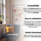 Soft Aesthetic Interior Frame Mockup | ISO A DIN Ratio | Thin Wood Frame | PSD Mockup | Frame Mockup Midcentury Minimal Home Interior