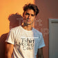 Male Model White T-Shirt Mockup PSD - Gildan & Bella Canvas 3001 Template for Custom Apparel Design, PSD Smart Object