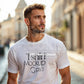Male Model White T-Shirt Mockup PSD - Gildan & Bella Canvas 3001 Template for Custom Apparel Design, PSD Smart Object