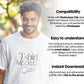Male Model White T-Shirt Mockup PSD - Gildan & Bella Canvas 3001 Template for Custom Apparel Design, PSD Smart Object