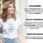 Woman White T-Shirt Mockup PSD,Gildan 64000 Model Tee Template for Fashion Design & Branding
