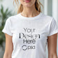 Woman White T-Shirt Mockup PSD | Gildan 64000 & Bella Canvas 3001 Models | Print on Demand Tee Mockups