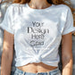Bella Canvas 3001 White Shirt Mockup | Summer T-Shirt Model Mockup | High-Quality Bella Canvas Mockup for Design Preview