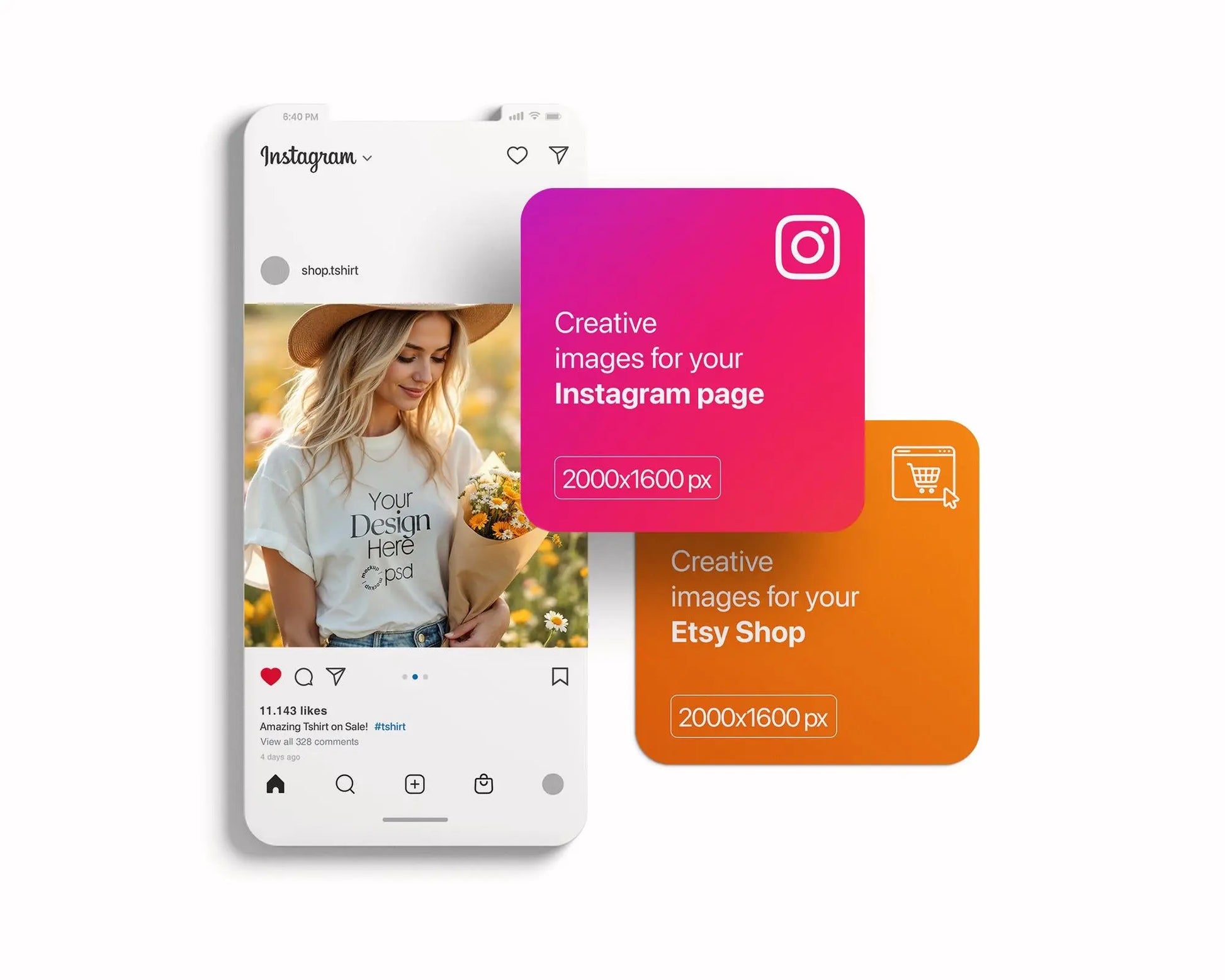 Bella Canvas 3001 White Shirt Mockup | Summer T-Shirt Model Mockup | High-Quality Bella Canvas Mockup for Design Preview