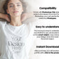 Woman White T-Shirt Mockup PSD | Gildan 64000 & Bella Canvas 3001 Print on Demand Tee Mockups for Designers, Boho Style Tshirt