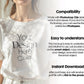 Woman White T-Shirt Mockup PSD | Gildan 64000 & Bella Canvas 3001 Print on Demand Tee Mockups for Designers, Boho Style Tshirt