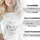 Woman White T-Shirt Mockup PSD | Gildan 64000 & Bella Canvas 3001 Print on Demand Tee Mockups for Designers, Boho Style Tshirt