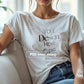 Woman White T-Shirt Mockup PSD | Gildan 64000 & Bella Canvas 3001 Print on Demand Tee Mockups for Designers, Boho Style Tshirt