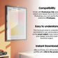Blank Wooden Poster Frame Mockup, Wall Art Frame Mockup for Digital Download, Posters and Artwork Smart Object Instant Download