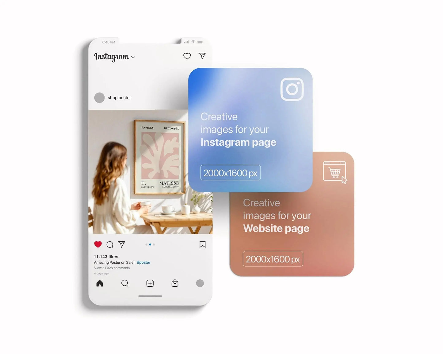 Frame Mockup With Person, PSD Photoshop Mockup, Frame Mockup Home Interior, Interior Frame Mockup Woman