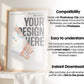 Frame Nursery Mockup in Home Interior PSD | Nursery Frame Mockup Frames | Nursery Wall Poster | Poster Shop Mockup