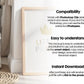 Frame Nursery Mockup in Home Interior PSD | Nursery Frame Mockup Frames | Nursery Wall Poster | Poster Shop Mockup