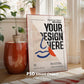 Wall Art Frame Mockup for Interior Poster Display – Modern Digital Template for Home & Office Decoration
