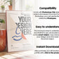 Wall Art Frame Mockup for Interior Poster Display – Modern Digital Template for Home & Office Decoration