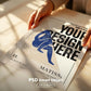 Poster Mockup with Person ISO A DIN Ratio | Minimal Modern PSD Photoshop & Photopea Template