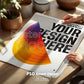 Poster Mockup with Person ISO A DIN Ratio | Minimal Modern PSD Photoshop & Photopea Template