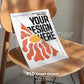 Vertical Poster Paper Mockup PSD with Smart Object | Din A Ratio Photoshop Template for Wall Art & Prints