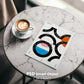 Vertical Poster Paper Mockup PSD with Smart Object | Din A Ratio Photoshop Template for Wall Art & Prints